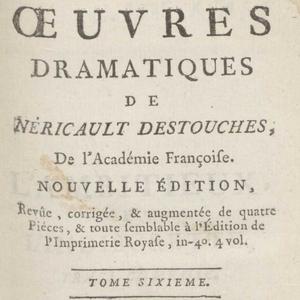 Oeuvres dramatiques Tome 6